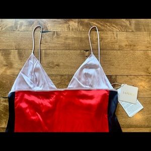 La Perla NWT spectrum silk slip Sz L